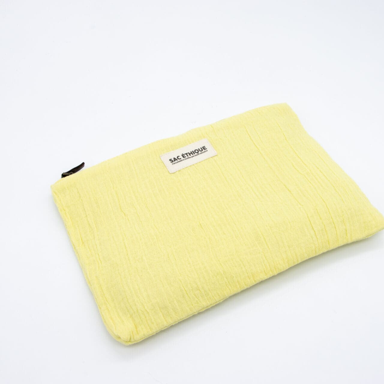 Pochette rectangulaire jaune